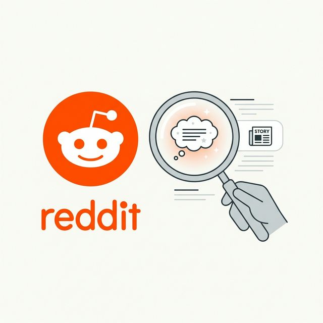 Reddit Search Illustration